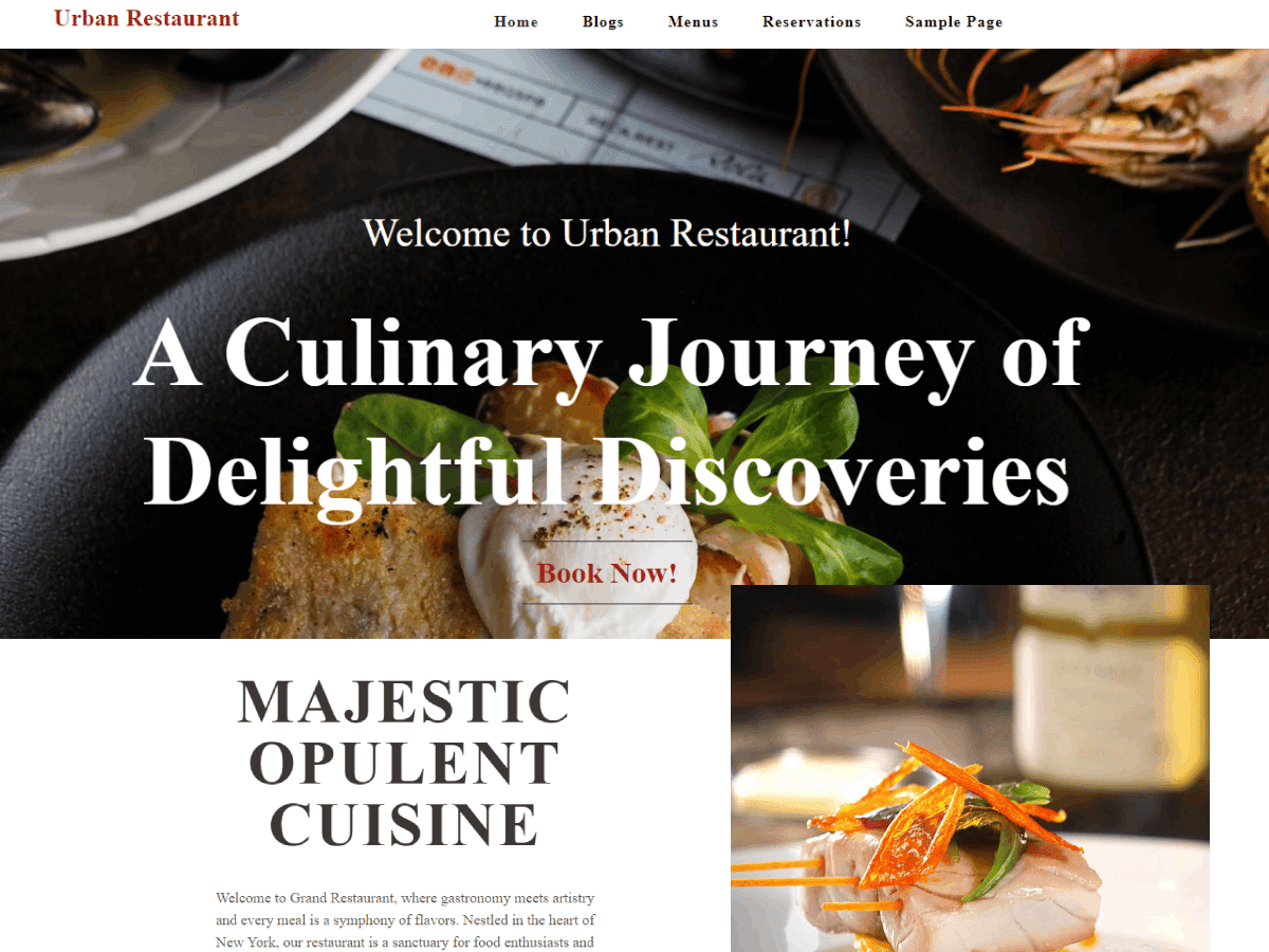 Urban Restaurant screenshot