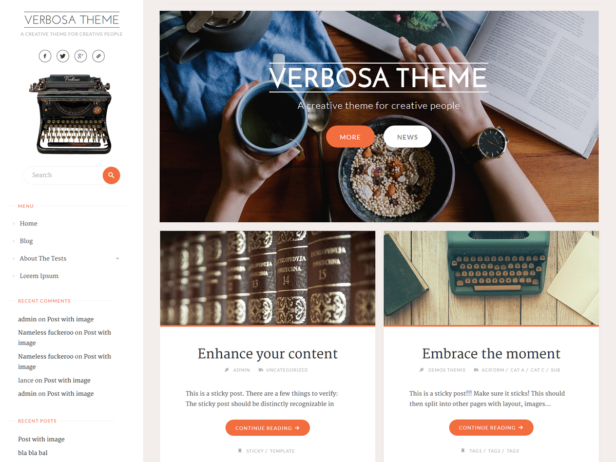 Verbosa screenshot