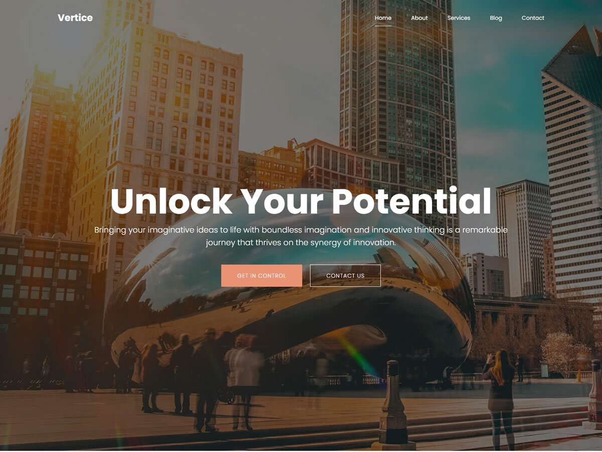Vertice WordPress 主题预览图,适合法律咨询