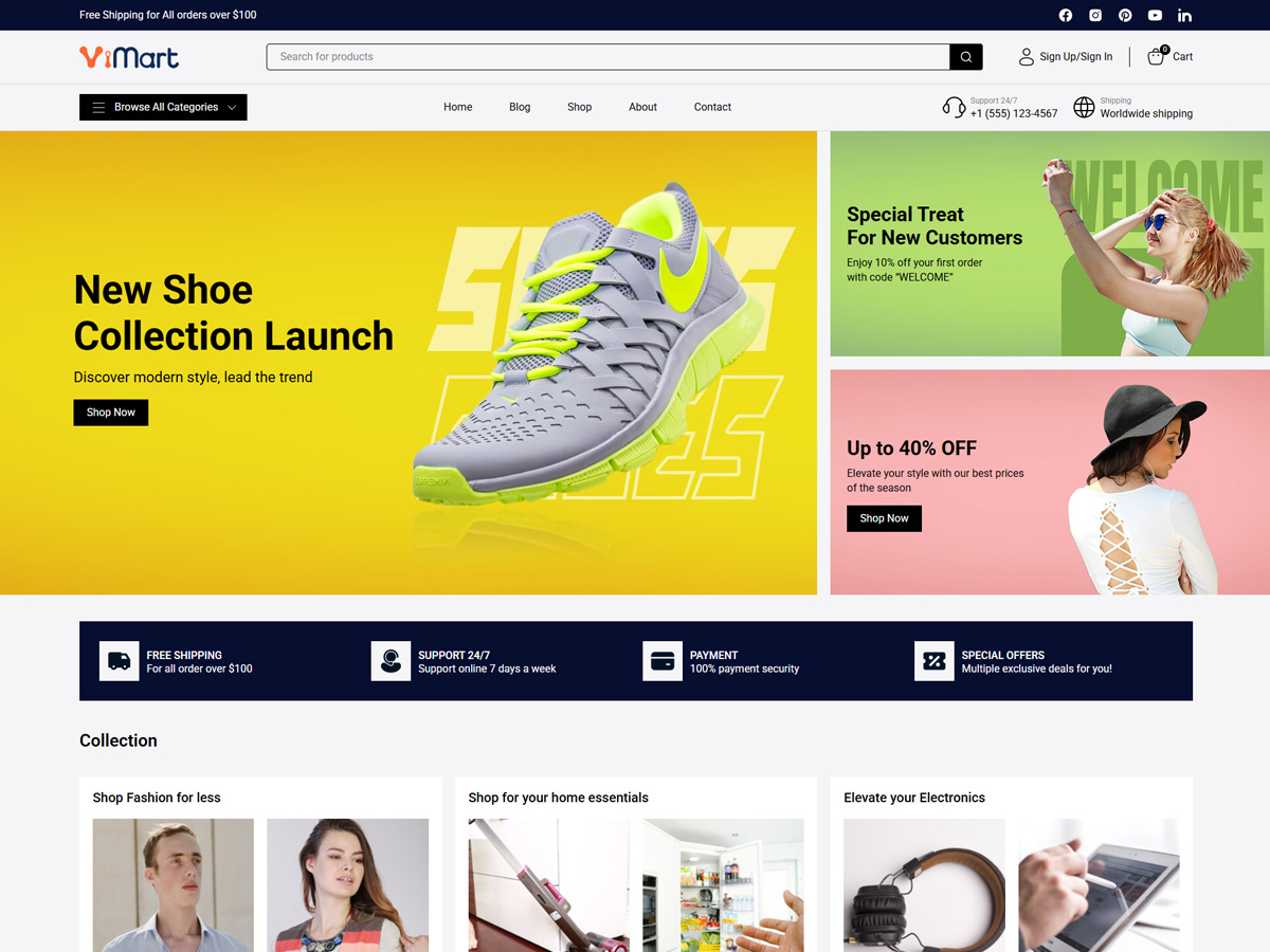 VIMart - Minimal Market