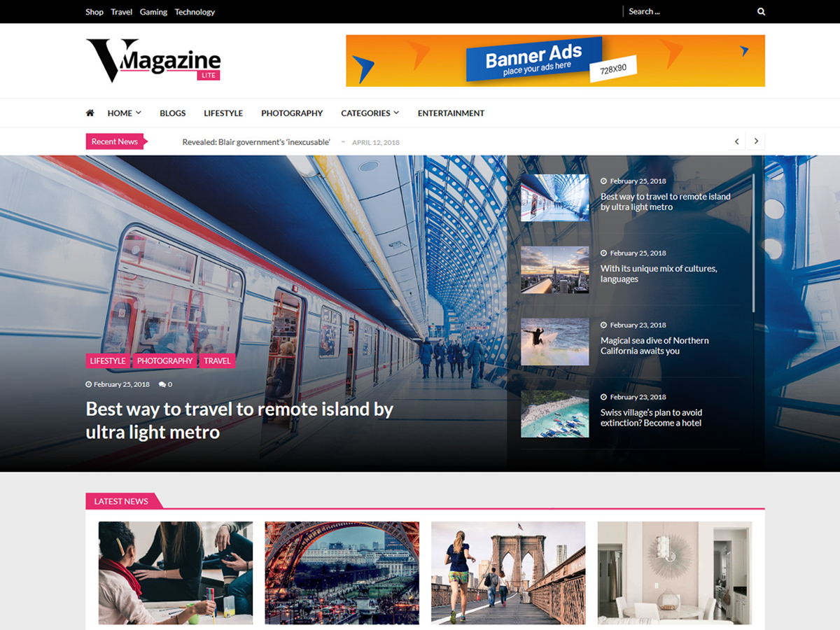 VMagazine Lite WordPress Theme by access-keys