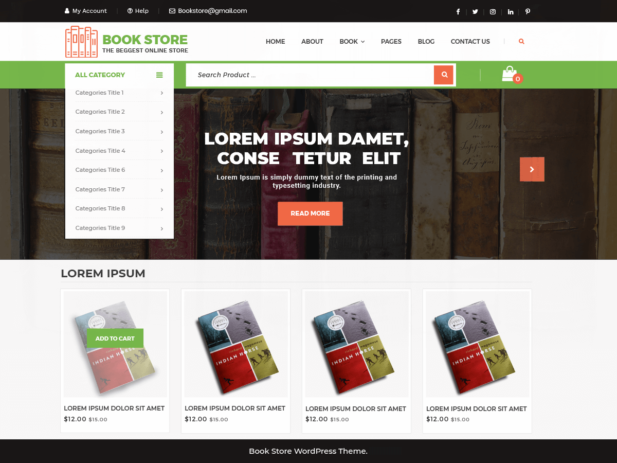 VW Book Store screenshot