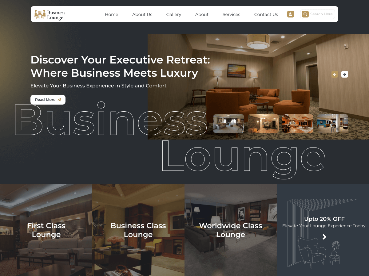 VW Business Lounge screenshot