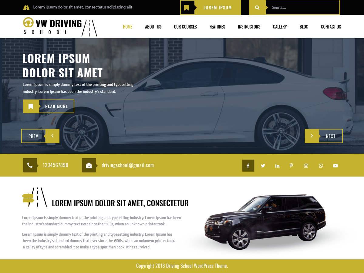 VW Driving School screenshot