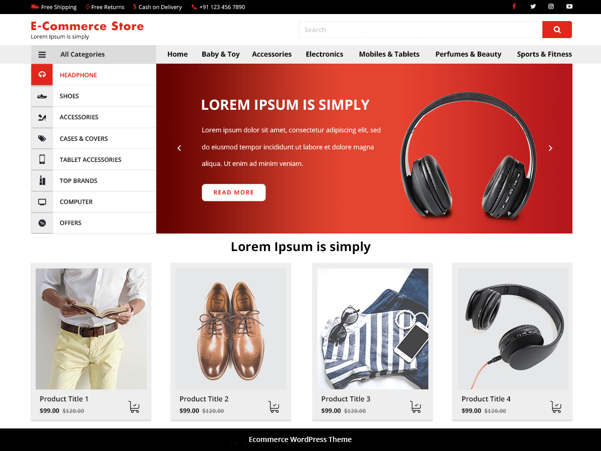VW Ecommerce Shop screenshot