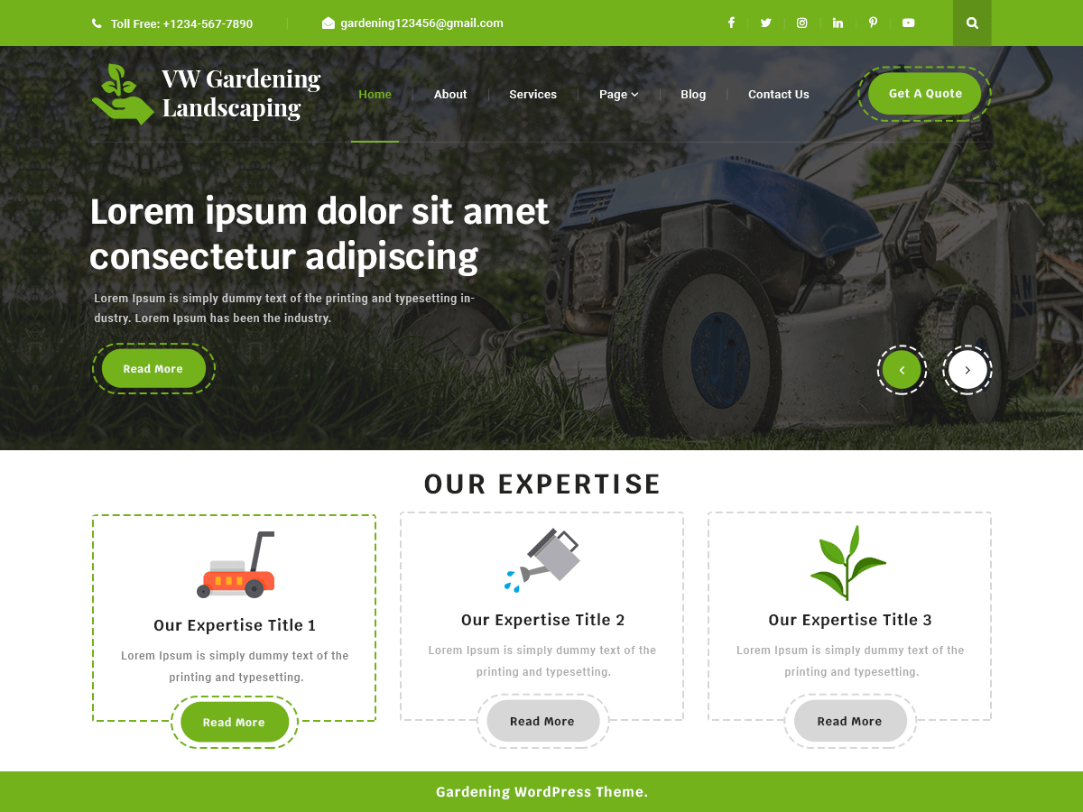 VW Gardening Landscaping screenshot