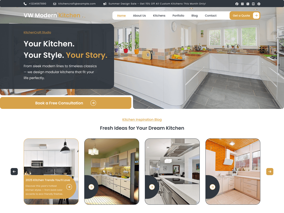 VW Modern Kitchen screenshot