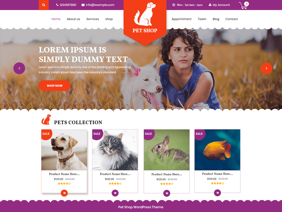 VW Pet Shop screenshot