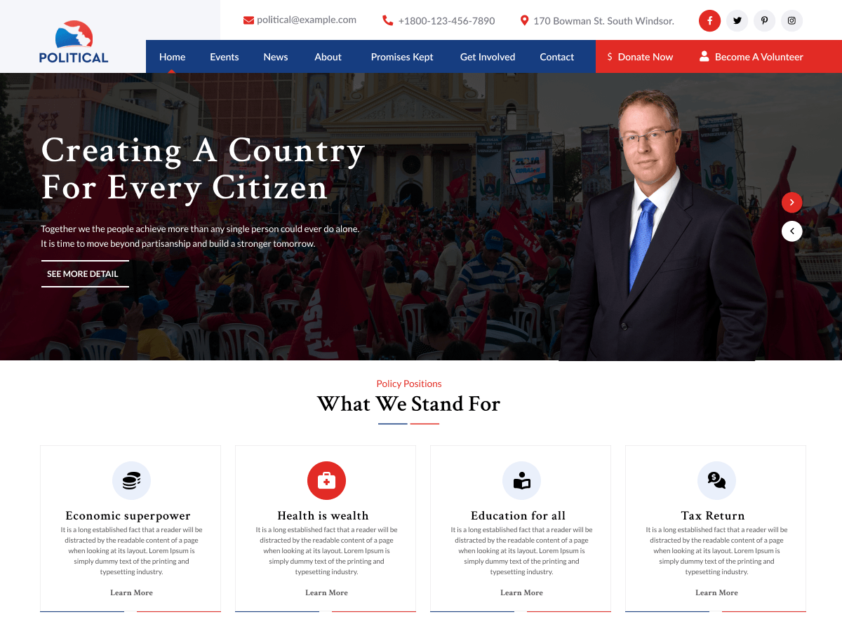VW Political Campaign screenshot