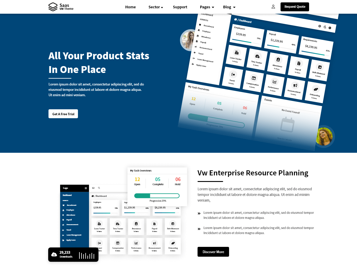 VW SAAS Services screenshot