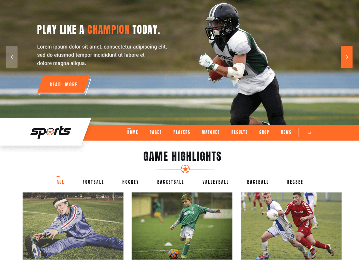 VW Sports screenshot