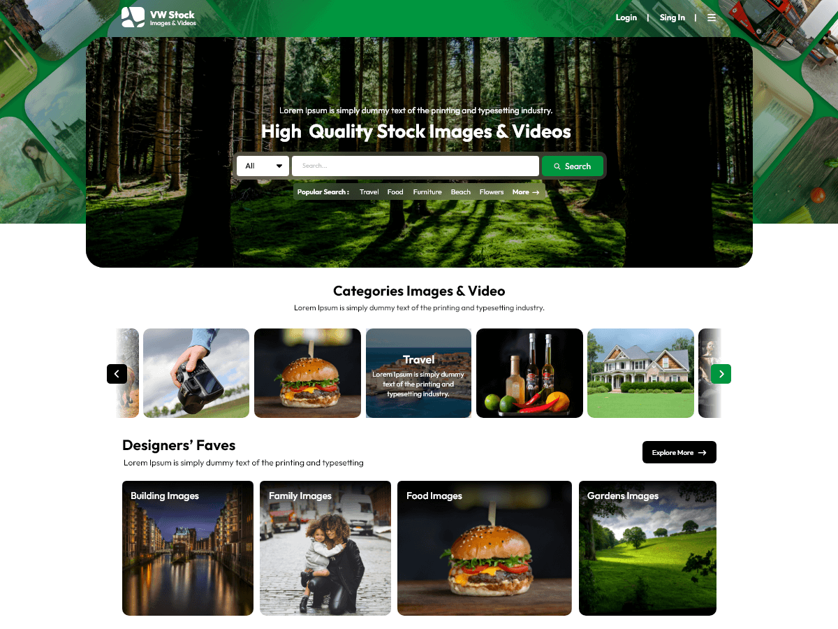 VW Stock Images screenshot