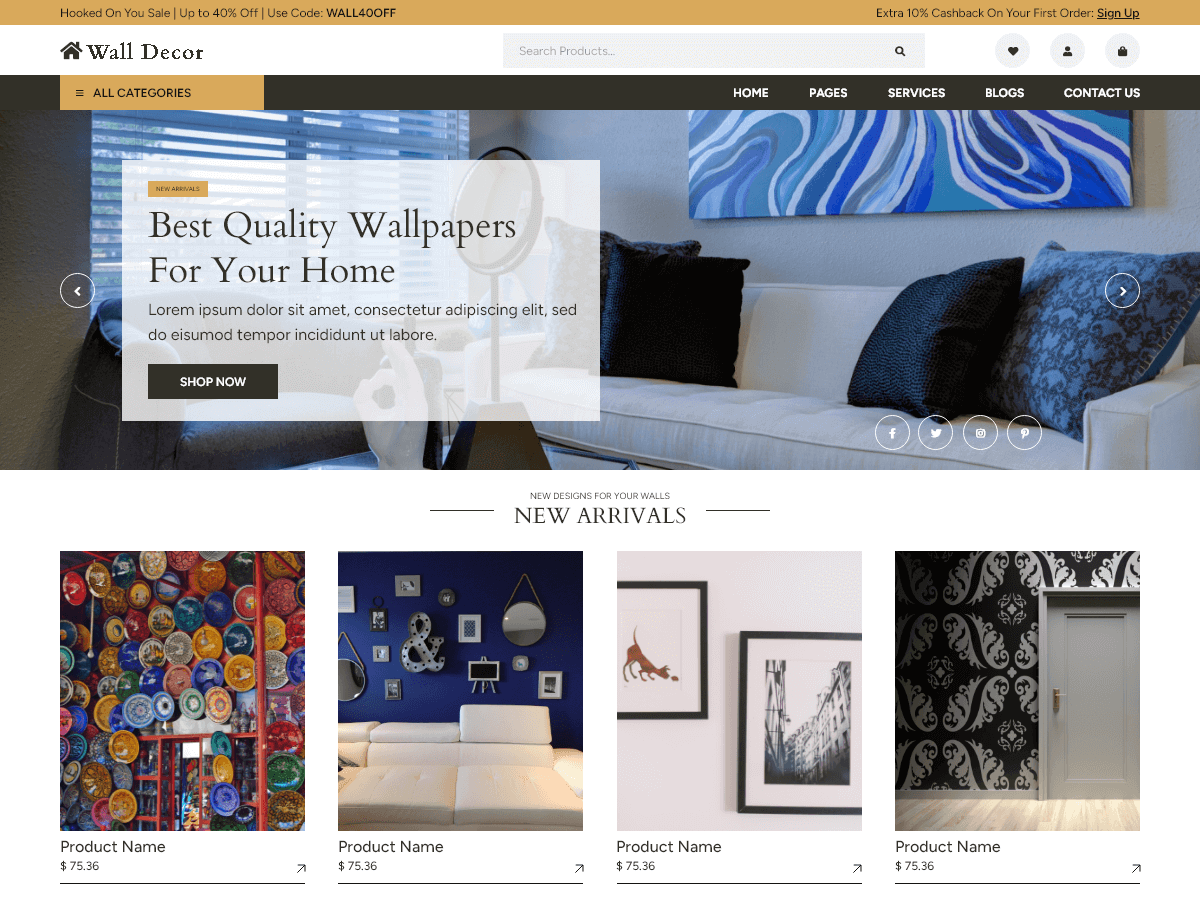 Wall Decor Wallpaper screenshot