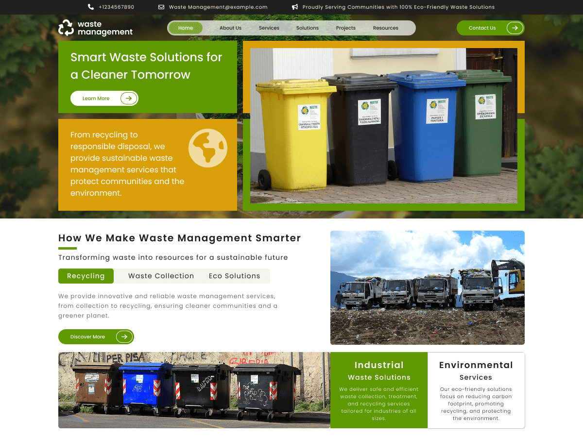 Waste Management Firm screenshot