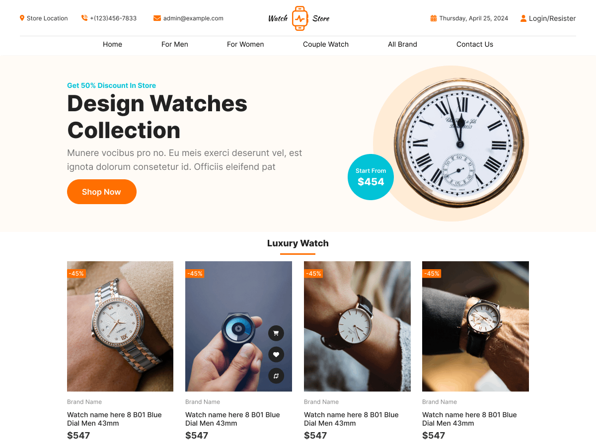 Watch Collection screenshot