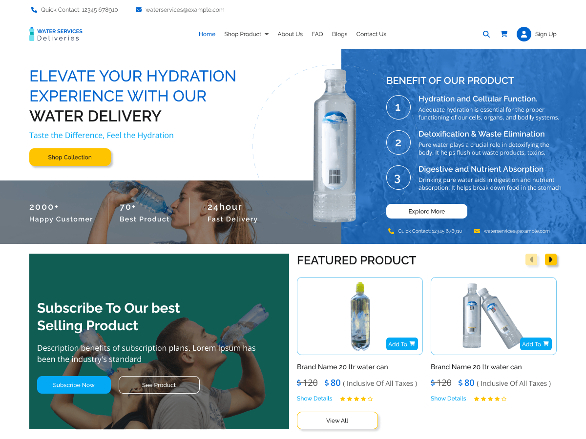 Water Delivery Services screenshot