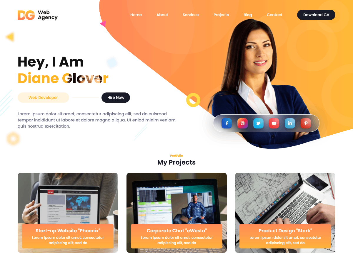 Web Agency Elementor screenshot