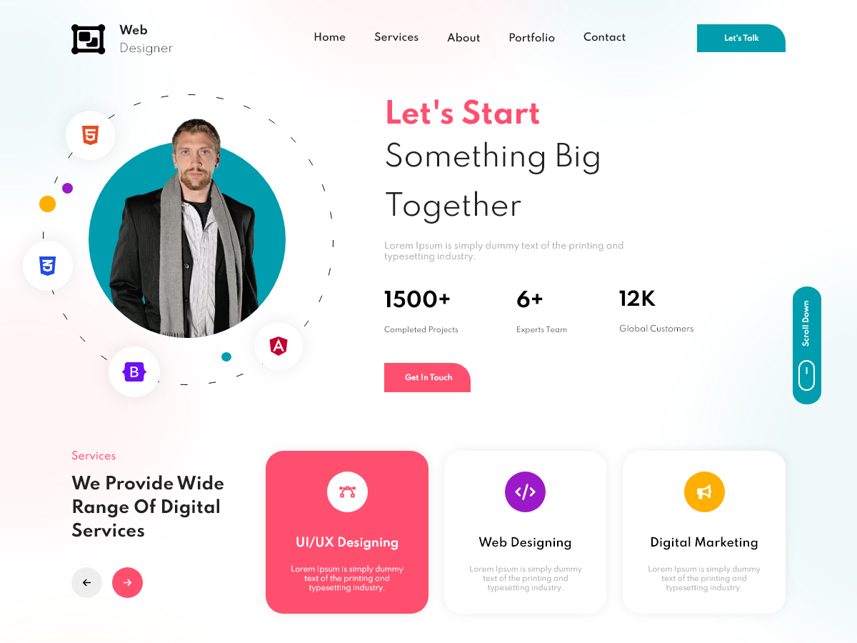 Web Designer screenshot