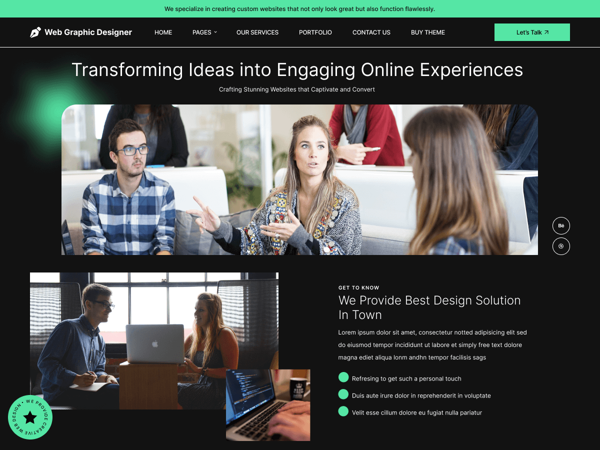 Web Graphic Designer screenshot