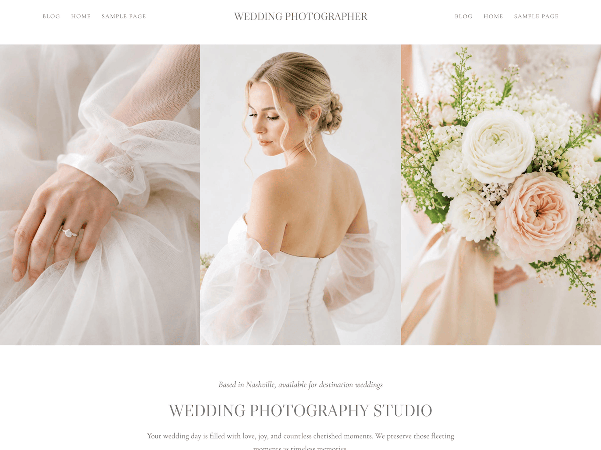 Wedding Photographer Nook
