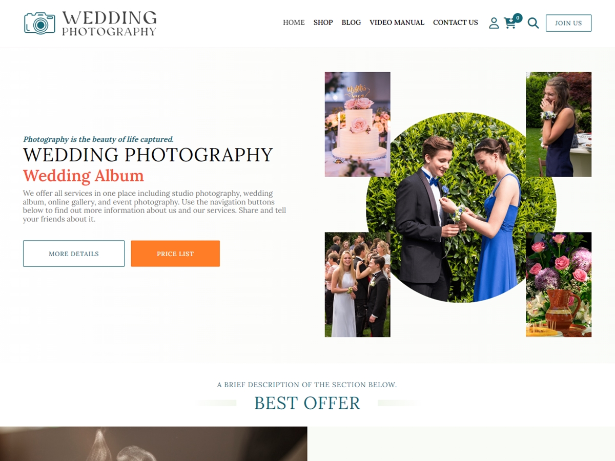 Wedding Photography screenshot