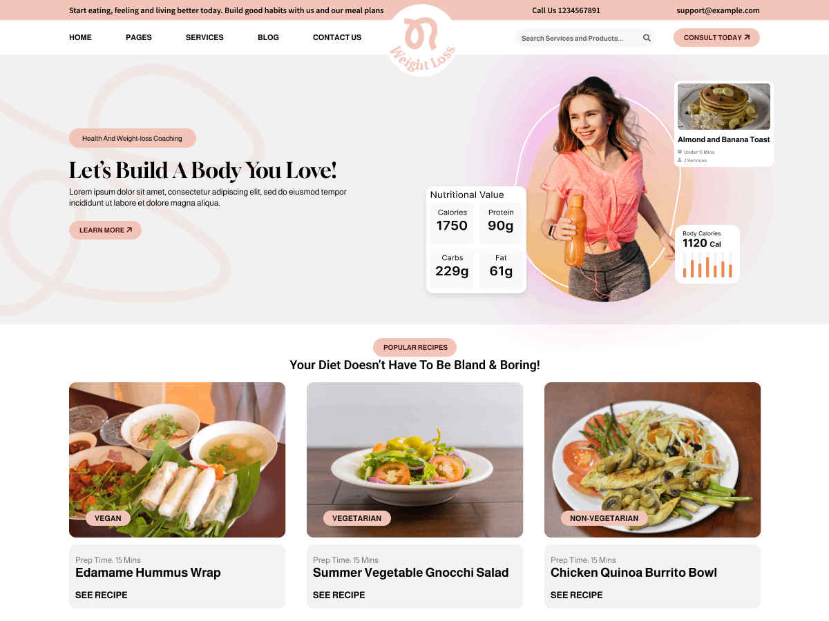 Weight Loss Trainer Screenshot