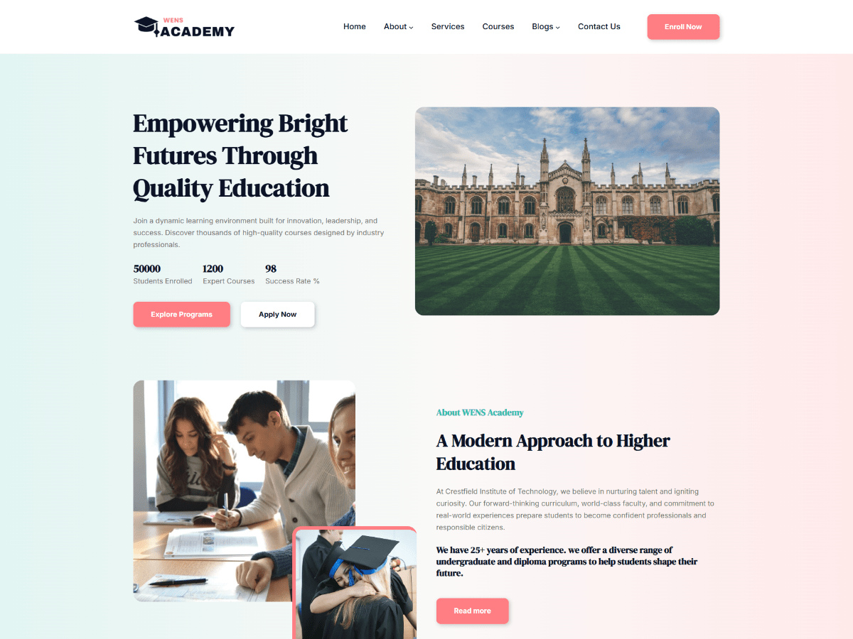 WENS Academy Screenshot