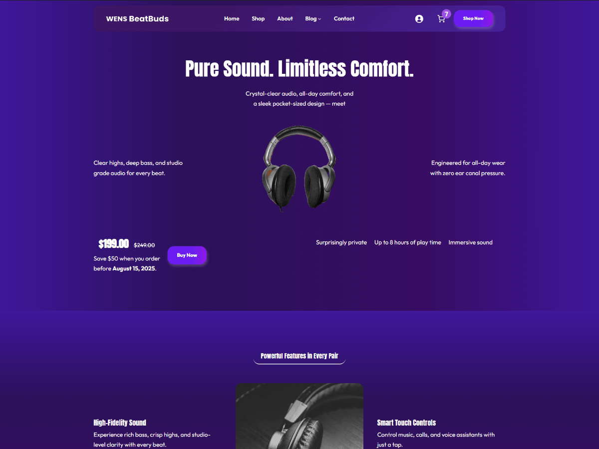 WENS BeatBuds Screenshot