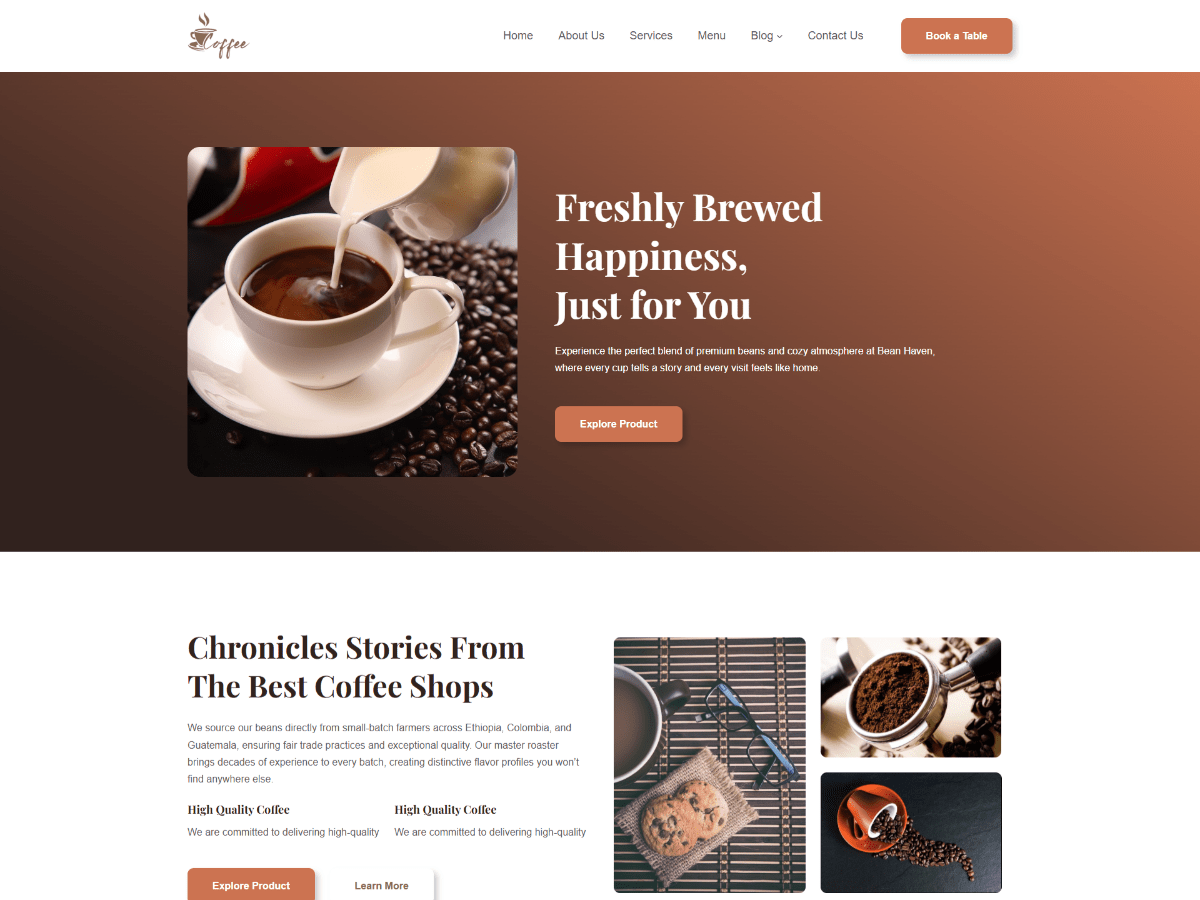 WENS Coffee Screenshot