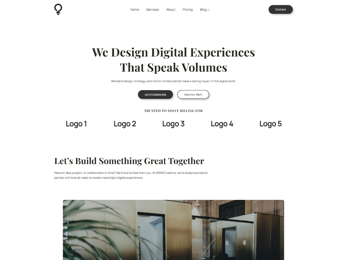 WENS Creative Screenshot