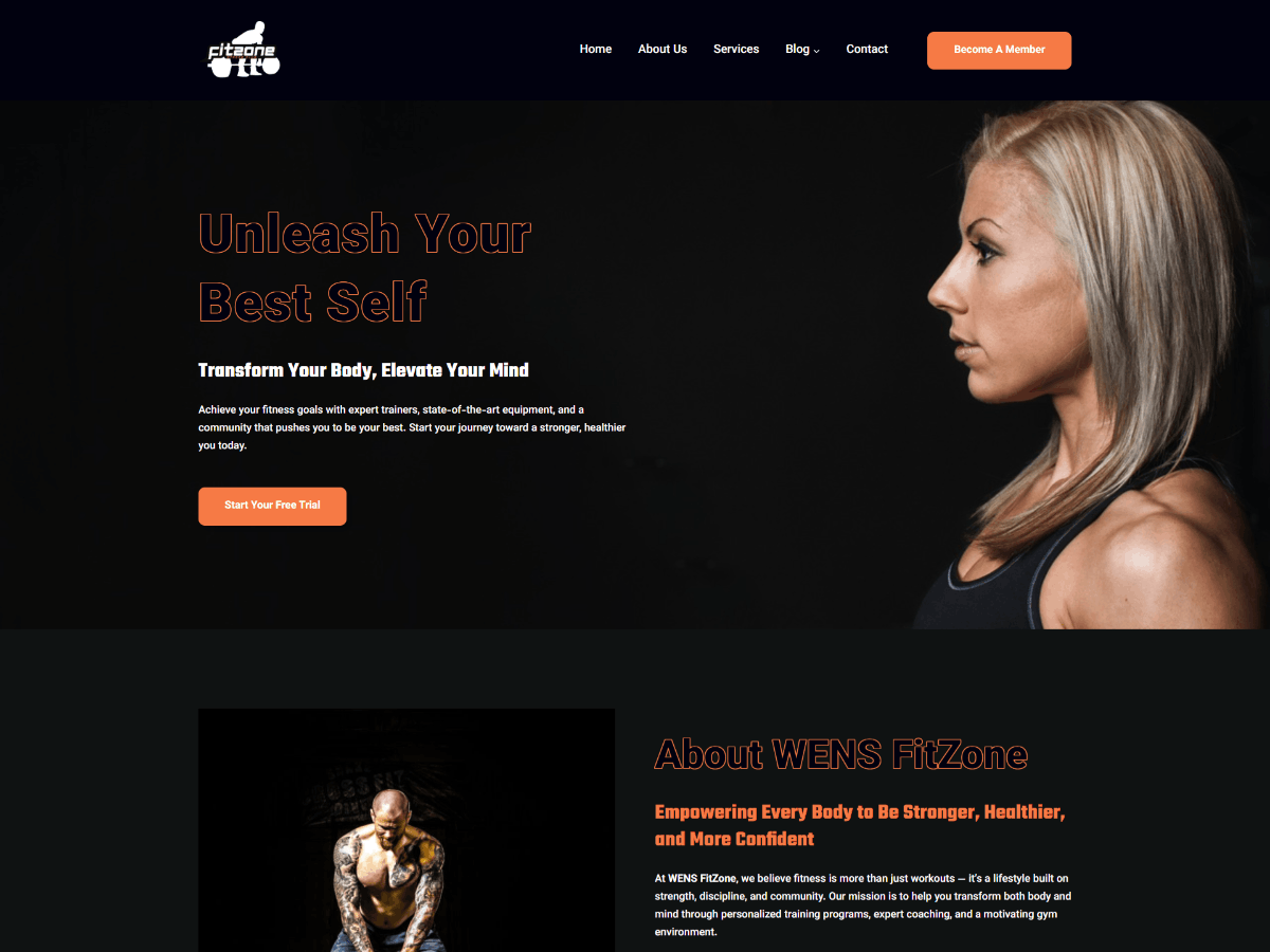 WENS FitZone Screenshot