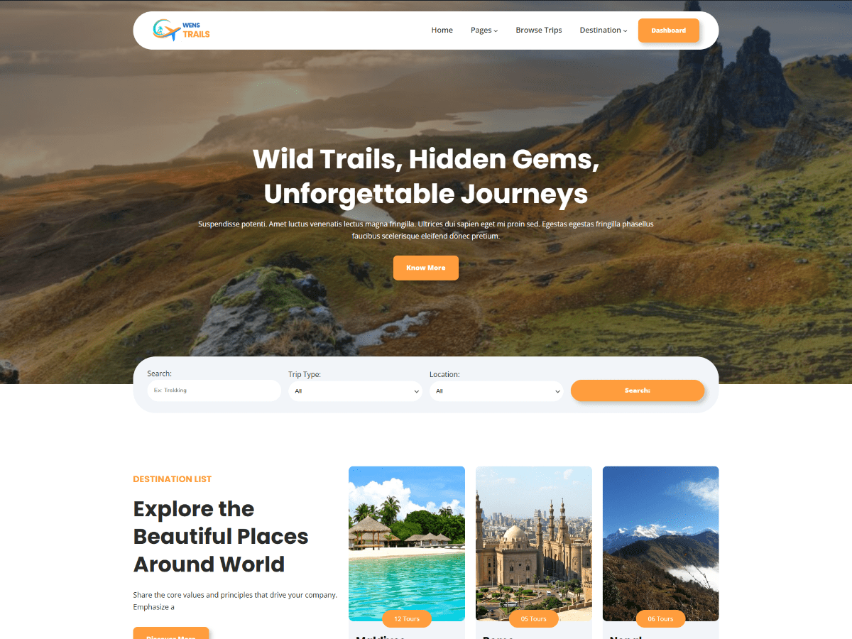 WENS Trails Screenshot