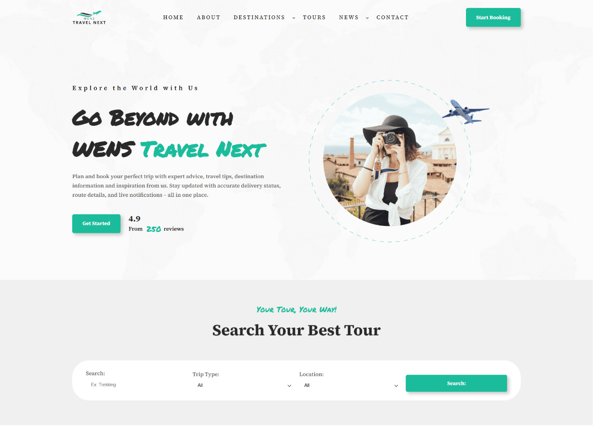 WENS Travel Next Screenshot