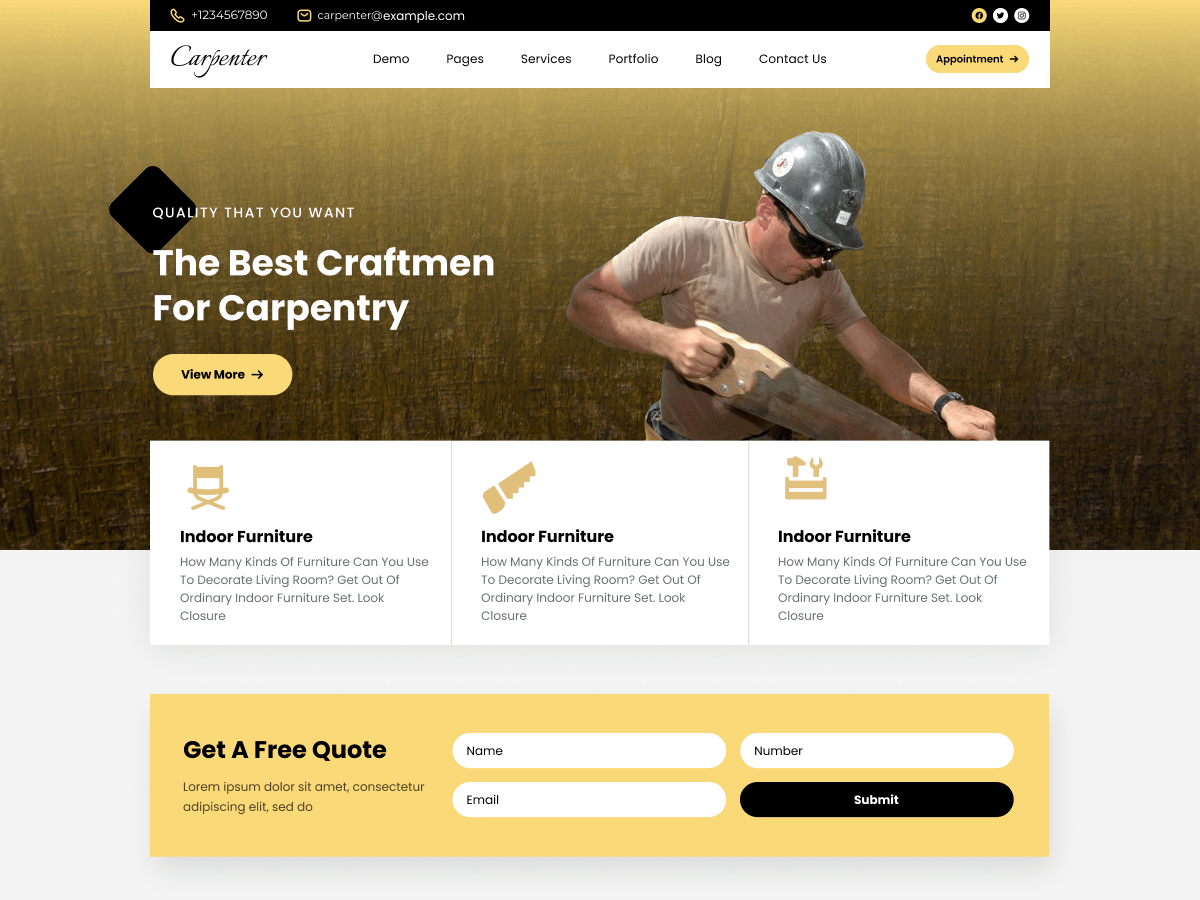 Wooden Furniture Screenshot