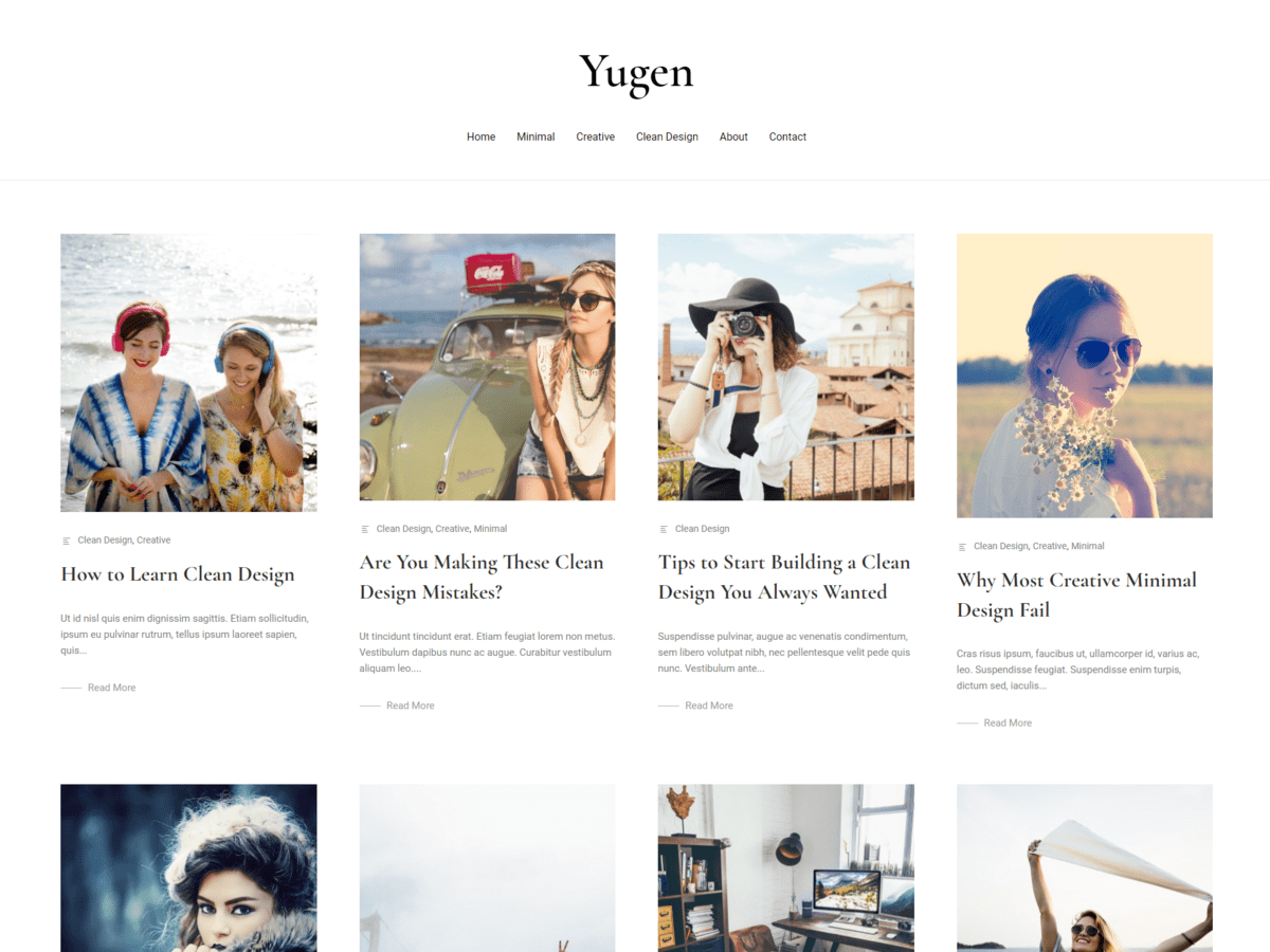 Yugen WordPress Theme by extendthemes