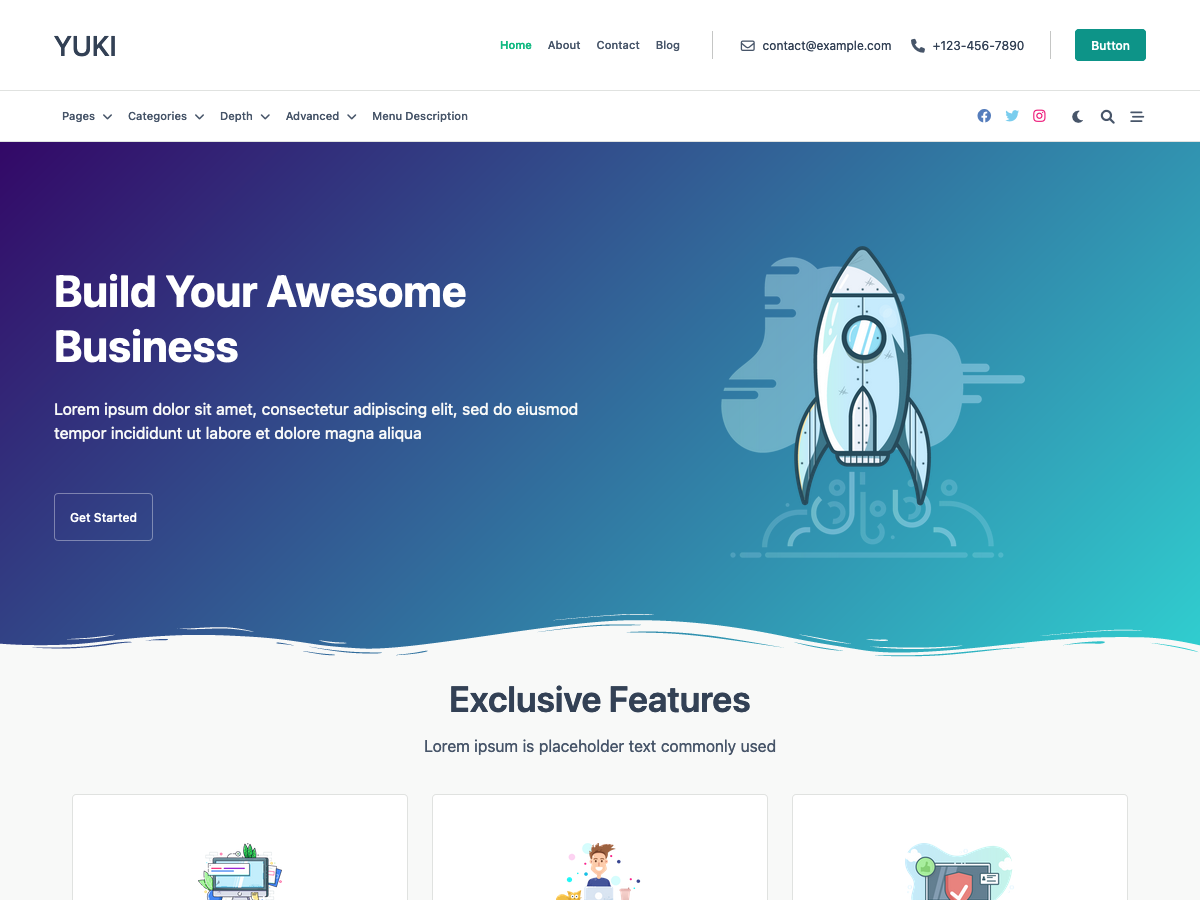 Tema Yuki WordPress tema-yuki-wordpress