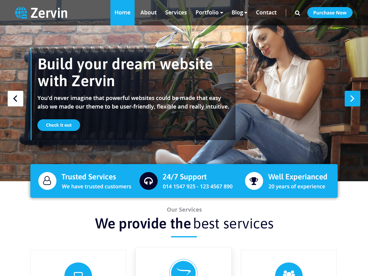 Zervin screenshot