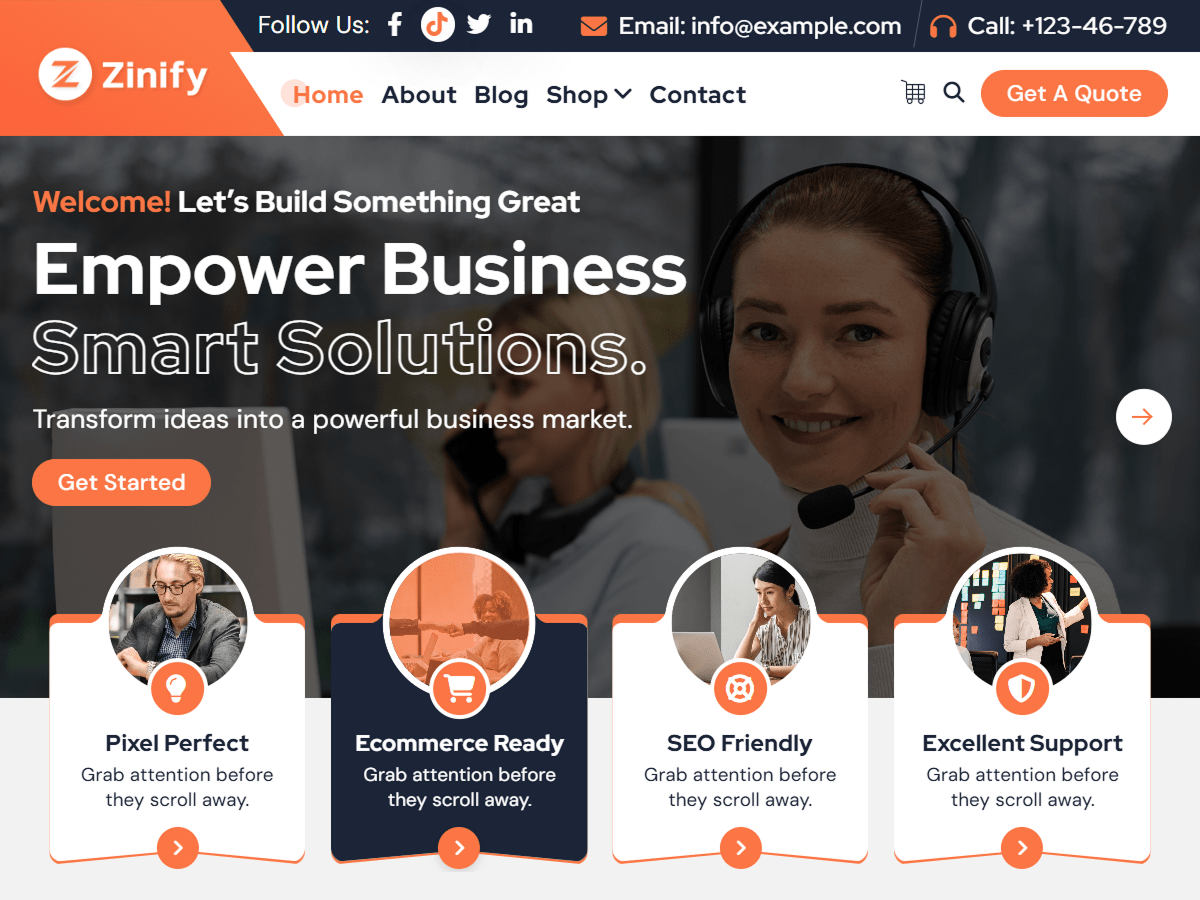 Zinify screenshot